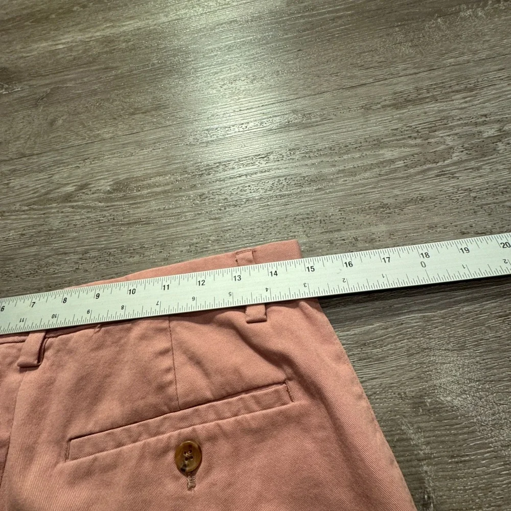 Banana Republic Aiden Shorts Men 29 Pink Cotton Stretch Chino Summer Preppy Slim